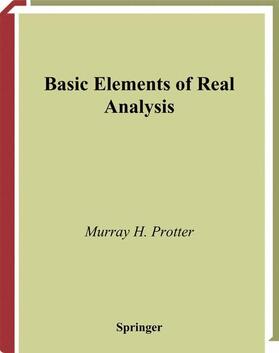 Protter |  Basic Elements of Real Analysis | Buch |  Sack Fachmedien