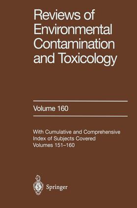 Ware |  Reviews of Environmental Contamination and Toxicology | Buch |  Sack Fachmedien