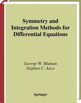 Anco / Bluman |  Symmetry and Integration Methods for Differential Equations | Buch |  Sack Fachmedien