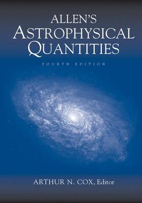 Cox |  Allen¿s Astrophysical Quantities | Buch |  Sack Fachmedien