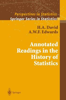 David / Edwards |  Annotated Readings in the History of Statistics | Buch |  Sack Fachmedien