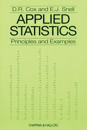 Cox / Snell |  Applied Statistics - Principles and Examples | Buch |  Sack Fachmedien