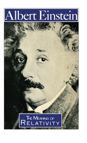 Einstein |  The Meaning of Relativity | Buch |  Sack Fachmedien