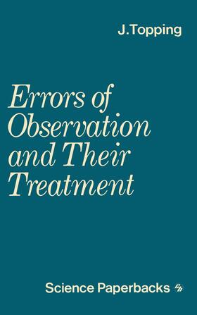 Topping |  Errors of Observation and their Treatment | Buch |  Sack Fachmedien