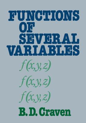 Craven |  Functions of several variables | Buch |  Sack Fachmedien