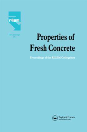 Wierig |  Properties of Fresh Concrete | Buch |  Sack Fachmedien