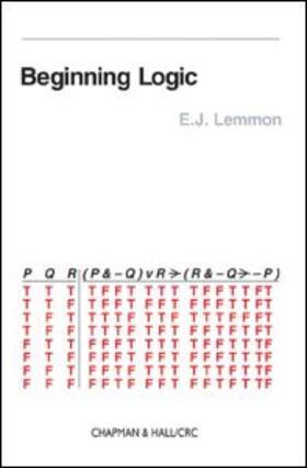 Lemmon |  Beginning Logic | Buch |  Sack Fachmedien