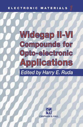 Rúda |  Widegap II¿VI Compounds for Opto-electronic Applications | Buch |  Sack Fachmedien