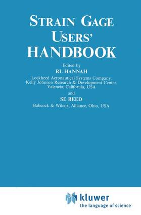 Reed / Hannah |  Strain Gage Users' Handbook | Buch |  Sack Fachmedien