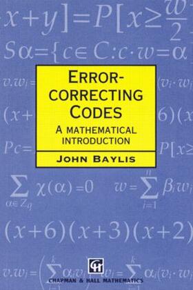 Baylis |  Error Correcting Codes | Buch |  Sack Fachmedien