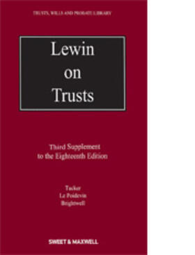 Tucker / Poidevin / Brightwell |  Lewin on Trusts | Buch |  Sack Fachmedien