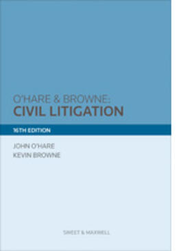 Hare / Browne |  O'Hare & Browne: Civil Litigation | Buch |  Sack Fachmedien