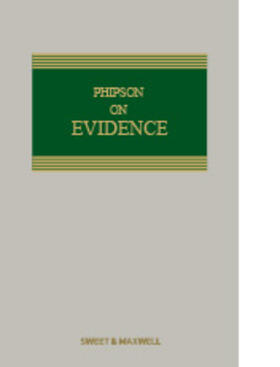 Malek |  Phipson on Evidence | Buch |  Sack Fachmedien