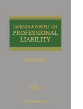 Powell / Stewart |  Jackson and Powell on Professional Liability | Buch |  Sack Fachmedien