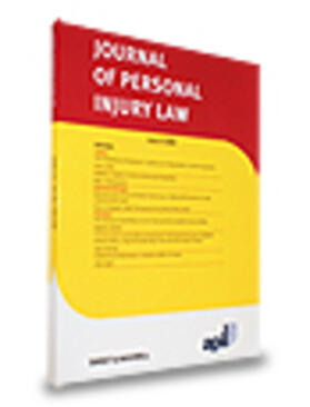Lyons / Tomkins |  Journal of Personal Injury Law | Buch |  Sack Fachmedien