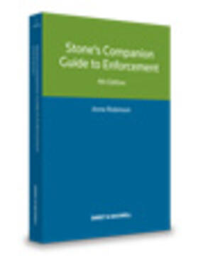 Robinson / Fox |  Stone's Companion Guide to Enforcement | Buch |  Sack Fachmedien