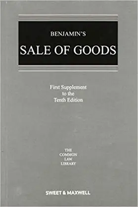 Bridge |  Benjamin's Sale of Goods | Buch |  Sack Fachmedien