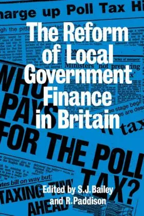 Paddison / Bailey |  Reform Of Local Govt Finance | Buch |  Sack Fachmedien