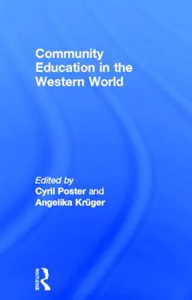 Kruger / Poster |  Community Education and the Western World | Buch |  Sack Fachmedien