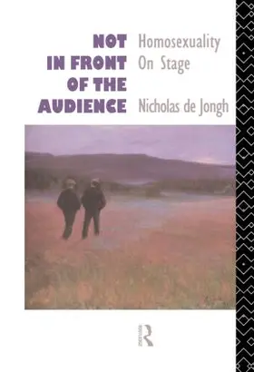 de Jongh |  Not in Front of the Audience | Buch |  Sack Fachmedien