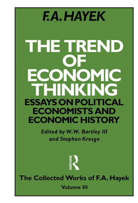 Hayek |  The Trend of Economic Thinking | Buch |  Sack Fachmedien