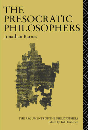 Barnes |  The Presocratic Philosophers | Buch |  Sack Fachmedien