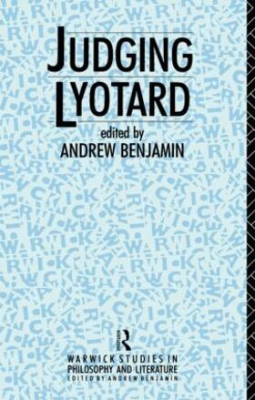 Benjamin |  Judging Lyotard | Buch |  Sack Fachmedien