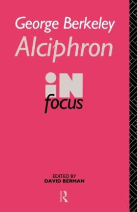Berman |  George Berkeley Alciphron in Focus | Buch |  Sack Fachmedien
