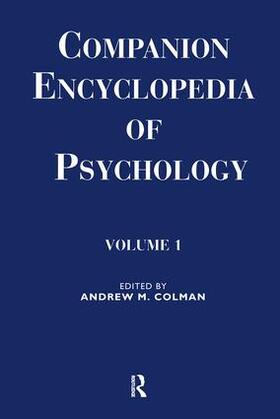 Colman |  Companion Encyclopedia of Psychology | Buch |  Sack Fachmedien
