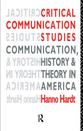Hardt |  Critical Communication Studies | Buch |  Sack Fachmedien