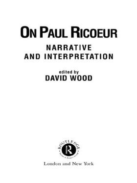 Wood |  On Paul Ricoeur | Buch |  Sack Fachmedien
