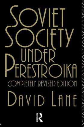 Lane |  Soviet Society Under Perestroika | Buch |  Sack Fachmedien