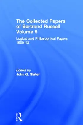 Frohmann / Slater |  The Collected Papers of Bertrand Russell, Volume 6 | Buch |  Sack Fachmedien