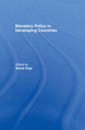 Page |  Monetary Policy in Developing Countries | Buch |  Sack Fachmedien