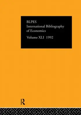  IBSS: Economics: 1992 Vol 41 | Buch |  Sack Fachmedien