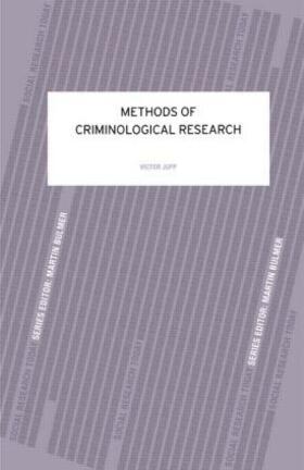 Jupp |  Methods of Criminological Research | Buch |  Sack Fachmedien