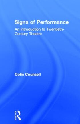 Counsell |  Signs of Performance | Buch |  Sack Fachmedien