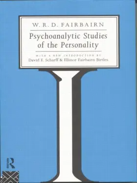 Fairbairn |  Psychoanalytic Studies of the Personality | Buch |  Sack Fachmedien