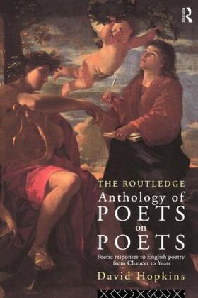 Hopkins |  The Routledge Anthology of Poets on Poets | Buch |  Sack Fachmedien