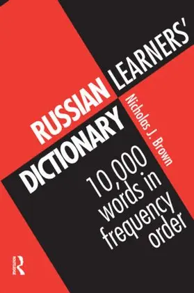 Brown |  Russian Learners' Dictionary | Buch |  Sack Fachmedien