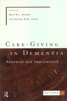 Jones / Miesen |  Care-Giving In Dementia 2 | Buch |  Sack Fachmedien