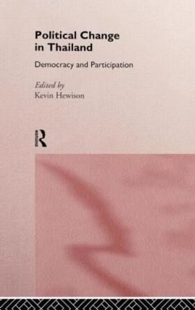 Hewison |  Political Change in Thailand | Buch |  Sack Fachmedien