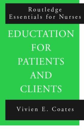 Coates |  Education For Patients and Clients | Buch |  Sack Fachmedien