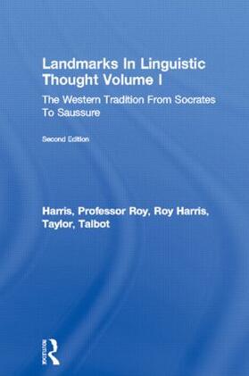 Harris / Taylor |  Landmarks In Linguistic Thought Volume I | Buch |  Sack Fachmedien