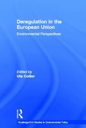 Collier |  Deregulation in the European Union | Buch |  Sack Fachmedien