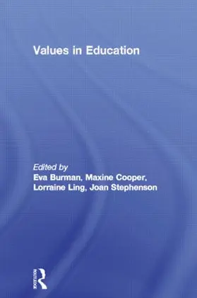 Burman / Cooper / Ling |  Values in Education | Buch |  Sack Fachmedien