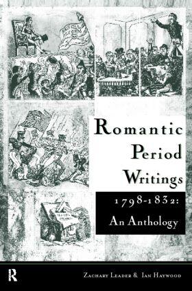 Haywood / Leader |  Romantic Period Writings 1798-1832 | Buch |  Sack Fachmedien