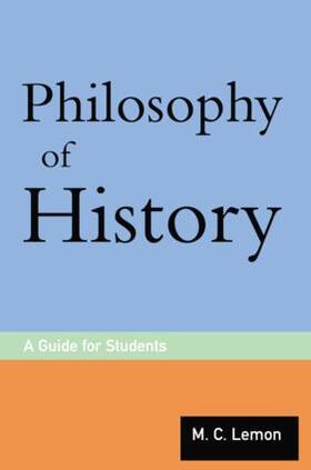 Lemon |  Philosophy of History | Buch |  Sack Fachmedien