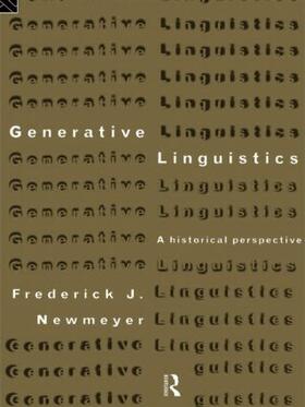 Newmeyer |  Generative Linguistics | Buch |  Sack Fachmedien
