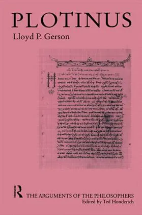 Gerson |  Plotinus-Arg Philosophers | Buch |  Sack Fachmedien